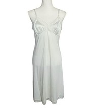 Vintage Vanity Fair Full Slip Size 36 Lace Nylon Sexy Dress Made in USA - £19.46 GBP