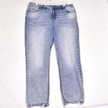 Est. 1946 Denim Women’s Mom Whitewash Jean Hi-rise Size 16 Distressed Hem - $20.73