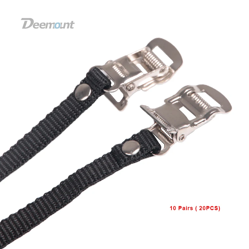 Sporting Deemount 10 Pairs Bicycle Pedal Band Cycling Spinning Non Skid Shoe Toe - £38.25 GBP