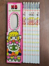 VTG 1970s Dutch Girl HB Pencil Set Made in Japan 6 NOS Pencils ASUKA REI  - $29.69