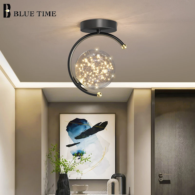 110v 220v Modern Led Chandelier Small Ceiling Aisle Lamp Corridor Light - $41.78