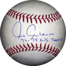 Chris Chambliss signed Official Major League Baseball 77-78 WS Champs (I... - $53.95