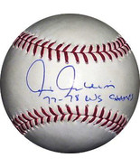 Chris Chambliss signed Official Major League Baseball 77-78 WS Champs (I... - £42.49 GBP