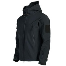 Soft  Jackets Men Windproof Waterproof Hooded Fleece Coat   Hi Jacket Chaquetas  - £85.13 GBP