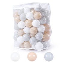 Play Balls For Toddlers Ball Pit - Pack Of 100 Ball Pits Ball Beige, Bpa Free Pl - £36.37 GBP