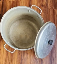 Vintage ~ Century ~ Aluminum Stockpot w/Handles &amp; Lid ~ Made in USA ~ 9.... - £47.05 GBP