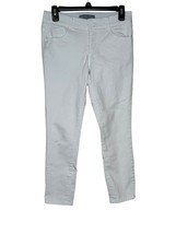 Wit &amp; Wisdom Women&#39;s Jeans Comfort Skinny Cropped Mid-Rise Denim White Petite 0P - £18.98 GBP