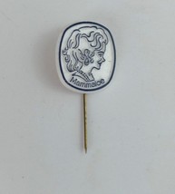 Vintage Mammaloe With Woman&#39;s Face Profile German Stick Lapel Pin - £6.57 GBP