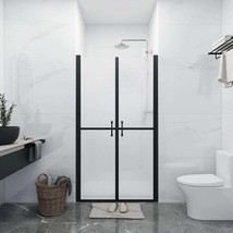 vidaXL Shower Door Frosted ESG (30.7&quot;-31.9&quot;)x74.8&quot; - $347.47