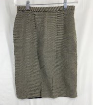 Vtg Anne Klein II Size 6 Womens Union made USA Wool Blend Lined Skirt - £14.18 GBP