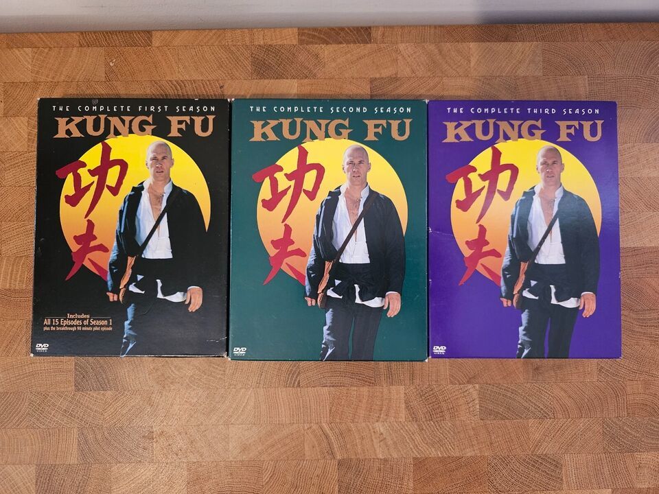 Kung Fu The Complete First, Second, & Third Seasons, DVD Sets DVDs
