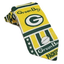 Green Bay Packers Neck Tie Homemade Cotton Blend 54 x 3 Green Gold NFL F... - £10.20 GBP