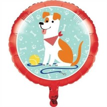 Dog Party Foil Balloon 18&quot; Girl Boy Adult Dog Birthday Party Decorations - £8.78 GBP