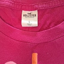 Girls Hollister Pink Top T-shirt Size Large - £5.35 GBP