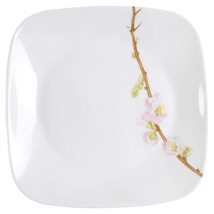 Corelle Square 8-3/4-Inch Luncheon Plate, Cherry Blossom - £21.41 GBP