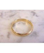 Mens Vintage Estate 10k Yellow Gold Wedding Band Ring 3.2g #E4158 - £158.81 GBP