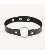 Gothic Black PU Leather Rivet Choker Necklace Harajuku Punk Collar Jewelry - €4,18 EUR
