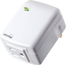 Leviton Dzpa1-2Bw Decora Smart Plug-In Outlet With Z-Wave Technology, White, - £34.36 GBP
