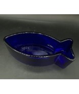 Cobalt Blue Fish 8” Serving Dish Vintage - €22,32 EUR