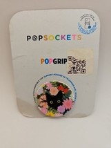 Popsockets Popgrip Black Cat &amp; Flowers NEW  - $8.20 CAD