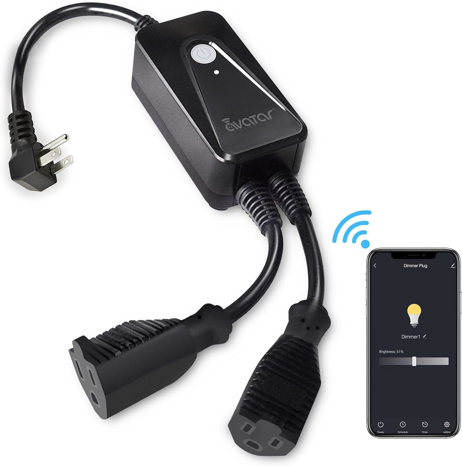 Smart Plugs That Work With Alexa Google Home Siri, Wireless 2.4G Wifi, 1... - $43.96