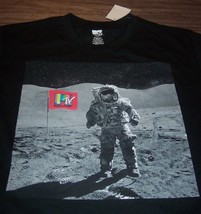 Vintage Style Mtv Music Television Astronaut T-Shirt Mens Medium New w/ Tag - £15.82 GBP