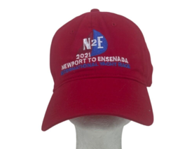 N2F 2021 Newport to Ensenada International Yacht Race Red Basebase Hat C... - £10.47 GBP