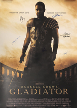 Gladiator Signed Movie Poster - $180.00