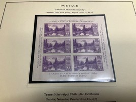 Lot Of 5 U.S. Postage Stamps Souvenir Sheets #735, 750, 751 All Mint (2) Hinged - £32.75 GBP