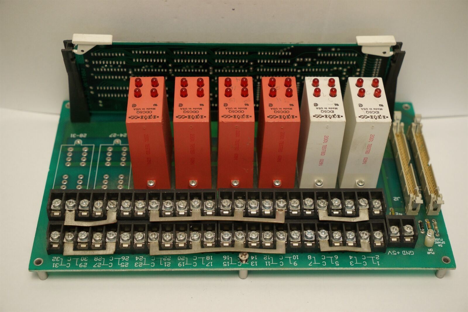 Opto 22 PB32HQ Board + B4 Brain Board + (x2) IDC5Q + (x4) ODC5Q Modules - $39.17