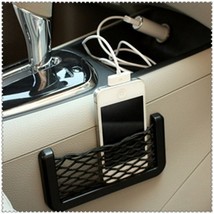 1pcs/2pcs Car Organizer Storage Bag Auto Paste Net Pocket Phone Holder Car Acces - £2.79 GBP
