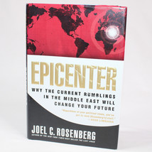 SIGNED Epicenter Joel C. Rosenberg Hardcover Book With DJ 1ST Edition Very Good - £22.93 GBP