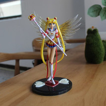 Sailor Moon Tsukino Usagi Anime Action Figure Doll Cake Topper Home &amp; Ca... - $14.01 CAD