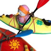 Lenox Kayaking with Friends Snowman Collection Birds Lynn Bywaters Figurine Ligh - £156.72 GBP