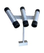 PONTOON BOAT SOLUTIONS, Pontoon Boat Triple Fishing Rod Holder - $149.99