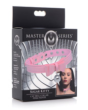 Master Series Golden Kitty Cat Bell Collar - Pink/silver - £10.43 GBP