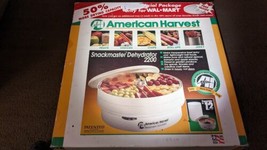 American Harvest Snackmaster Dehydrator 2200-FD-30-3 Tray- Expandable - ... - £54.36 GBP