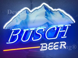 New Busch Beer Mountain Neon Sign 24&quot;x20&quot; with HD Vivid Printing Technology - £204.46 GBP