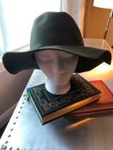 NWOT OTTE Moss Green Wide Brim 100% Wool Floppy Hat Fashion SZ M - $58.41
