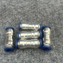 Lot of 5 - Fastenal 68424 1/4&quot; Tube Brass Push-to-Connect Union New Other - $24.74