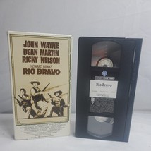 Rio Bravo VHS 1990 Warner Video John Wayne Dean Martin Ricky Nelson Howa... - £7.91 GBP