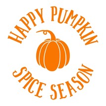 AnyColor Happy Pumpkin Spice Season Fall Decor Autumn Decal Sticker for ... - $5.93+