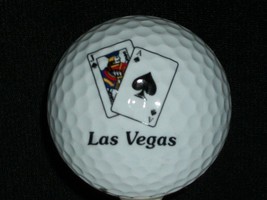 White Las Vegas Nike Golf Ball Jack of Clubs Ace of Clubs - £12.50 GBP
