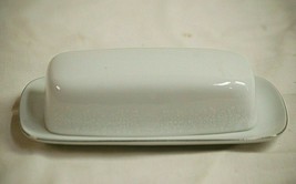 Old Vintage Lovelace by Crown Victoria 1/4 Lb. Covered Butter Dish Japan - £30.53 GBP