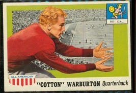 Vintage Football Card 1955 Topps All American #81 Cotton Warburton So Cal - £8.59 GBP