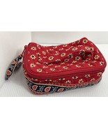 Vera Bradley Retired Classic Red Cosmetic Bag 6.5” By 2” - £10.99 GBP