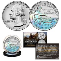 2021 Washington Crossing the Delaware Quarter Authentic U.S. Coin - HOLOGRAM - £7.54 GBP