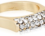 Nuovo Cohesive Jewels Placcato Oro Zircone Cubico Cristallo a Pavé BAR M... - £11.82 GBP