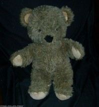 17&quot; Big Vintage Russ Berrie Brown Gray Baby Teddy Bear Stuffed Animal Plush Toy - £29.79 GBP