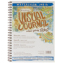 Strathmore Visual Journal Watercolor 9&quot;X12&quot;-22 Sheets - $455.38 MXN